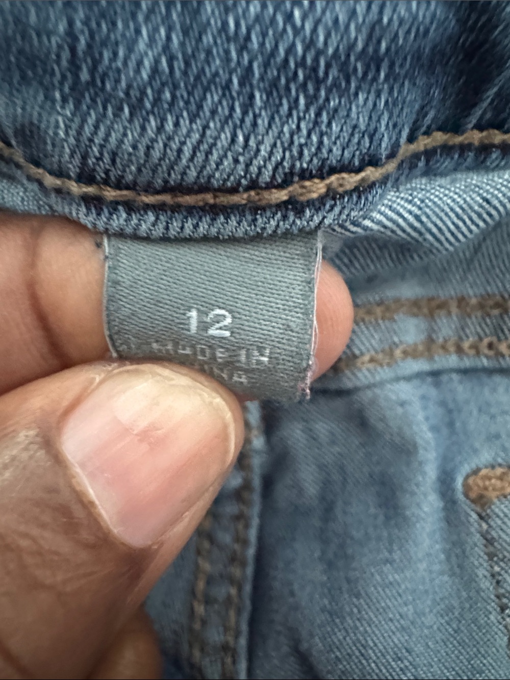 New York and Company Soho Women's Blue Flare Jeans - Picture 4 of 4